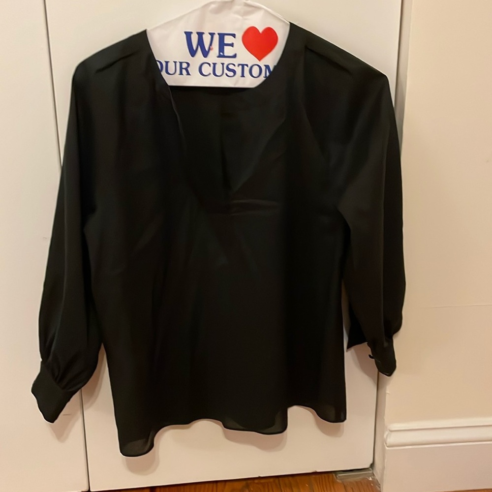 Ann Taylor black blouse